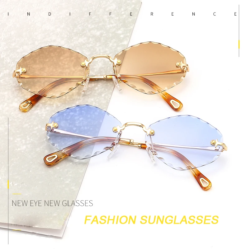 

2021 винтажные брендовые дизайнерские модные многоугольные солнцезащитные очки для женщин металлические цветные линзы высококачественные ...