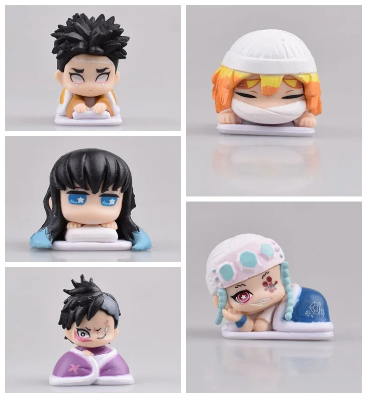 Мини-фигурка 5 шт./компл. игрушка-убийца демонов киметасу no Yaiba Agatsuma Zenitsu Hashibira Inosuke