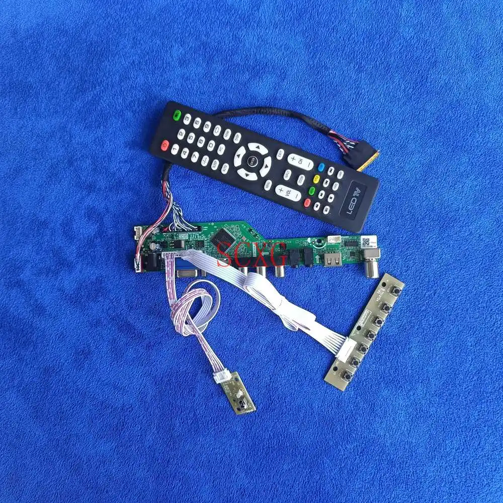 

Fit LP154WE3-TLA1/TLA2/TLB1/TLB2 40 Pin LVDS 1680*1050 HDMI-compatible USB AV VGA Kit LCD/LED Signal analog Screen drive board
