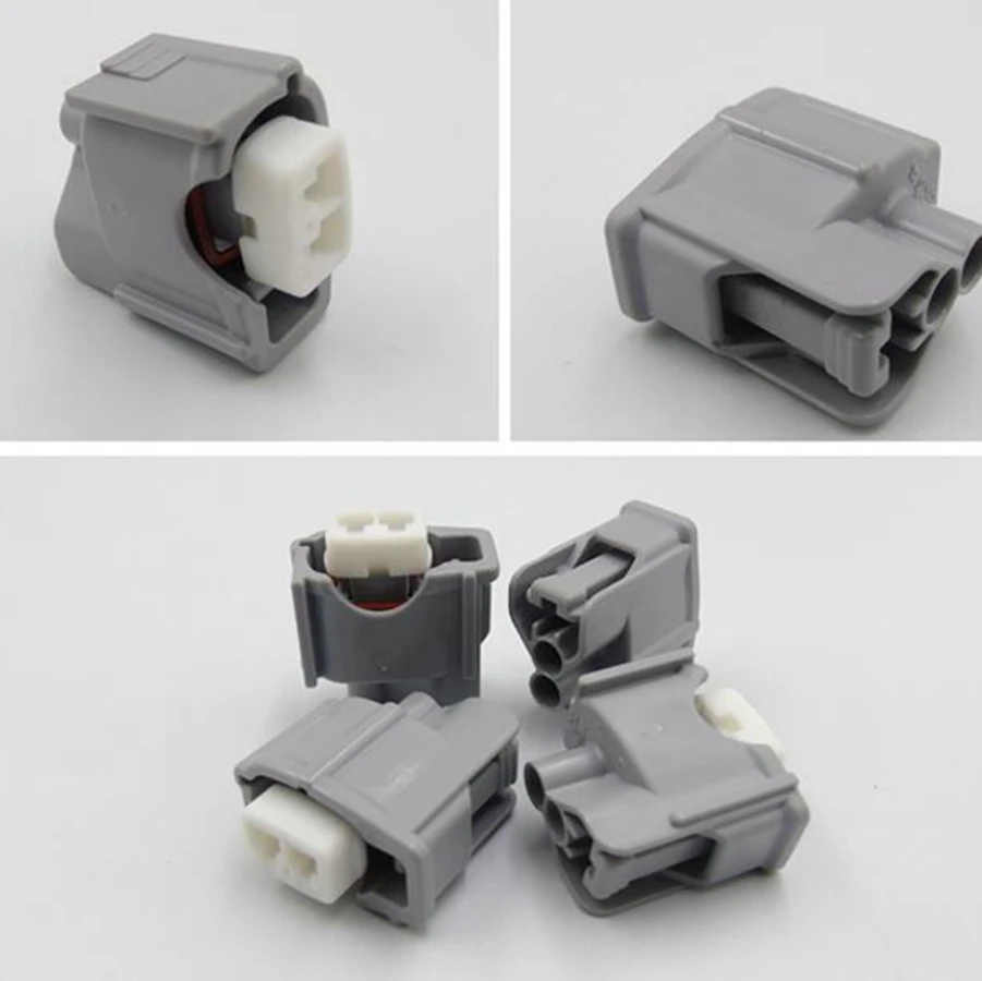 100 шт./лот 2-контактный гнездовой разъем для автомобильного электрического