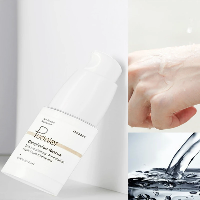 Основа для лица жидкое покрытие стойкий консилер осветляет кожу меняет цвет кожи