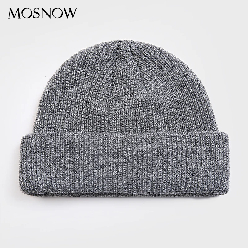 Шапка Skullcap теплая зимняя шапка для взрослых повседневная короткая в стиле
