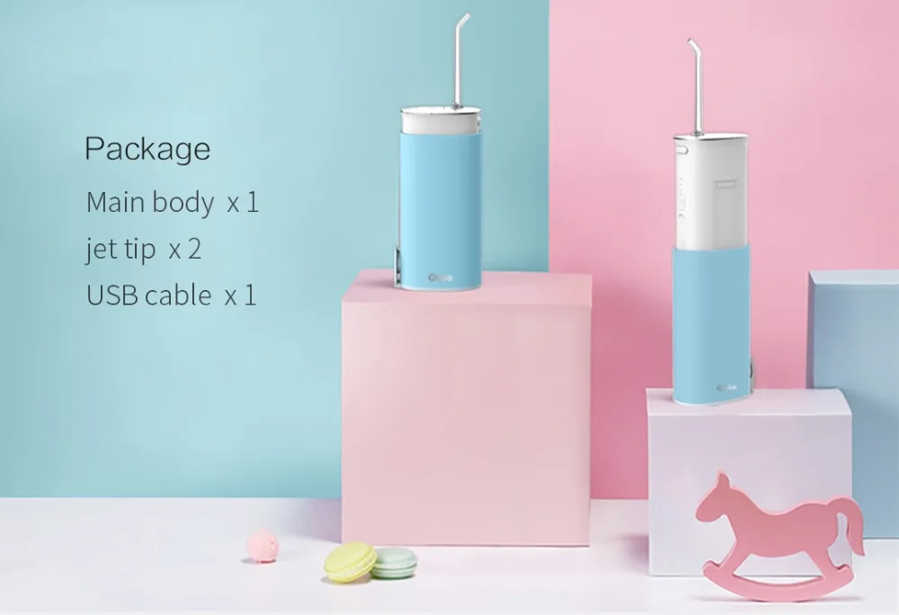 Xiaomi olibo портативный ирригатор для полости рта USB Перезаряжаемый водный Стоматологический Ирригатор для чистки зубов струя воды зубочистка