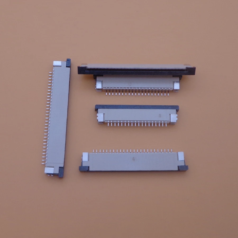 Коннектор FFC FPC 1 0 мм под прямым углом для поверхностного монтажа/SMT ZIF 4P 5P 6P 8P 10P 12P 14P