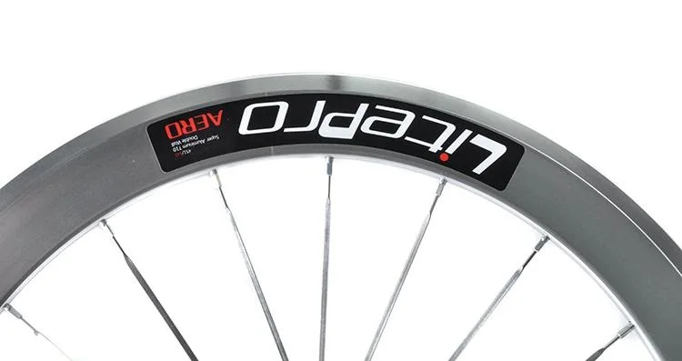 Litepro 406 451 20 Inch Folding Bike Wheelset 4 Bearing Double Wall Alloy 16/20 Hole Rim SP8 Vp18 Folding Road Bicycle Wheel Set