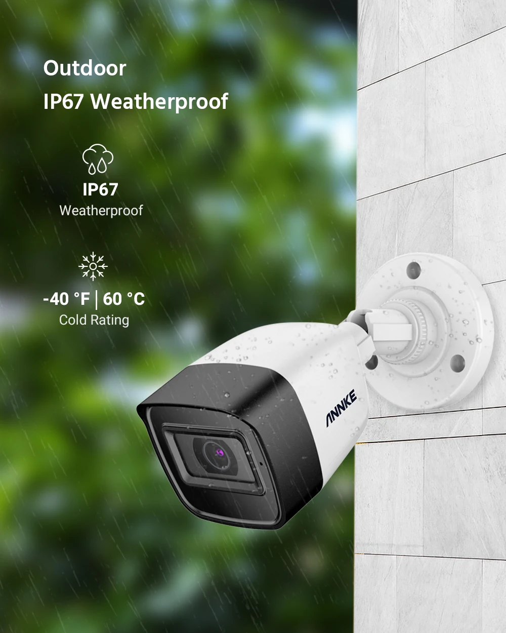 ANNKE H.265 + 5MP Ultra HD 8CH DVR CCTV система безопасности 4 шт. IP67 Открытый аудио в пуля камера