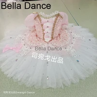 pink fairy flower professional classical girls stage performance wear sugar plum fairy ballet tutubt4047