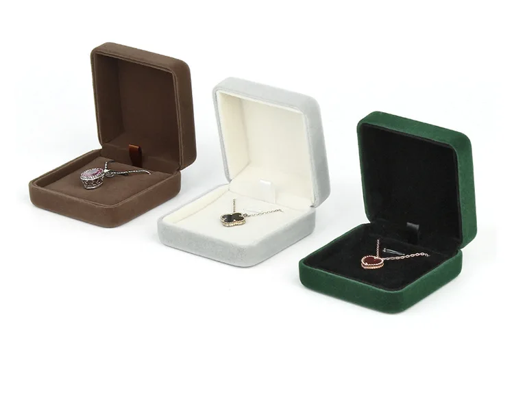 Нежные фланелевые шкатулки для ювелирных изделий шкатулка колец браслетов и