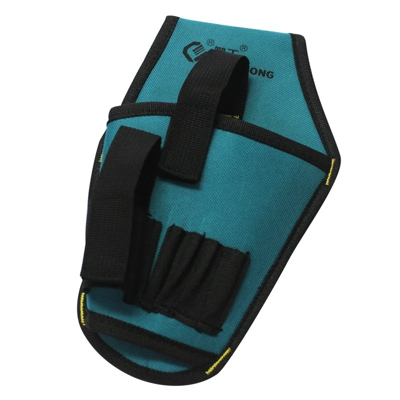 

Portable Drill Tool Bag 600D Nylon Fabric Tool Bag Screwdriver Kit Electrician Waist Pocket Tool Belt Bag Drill Waist Bag