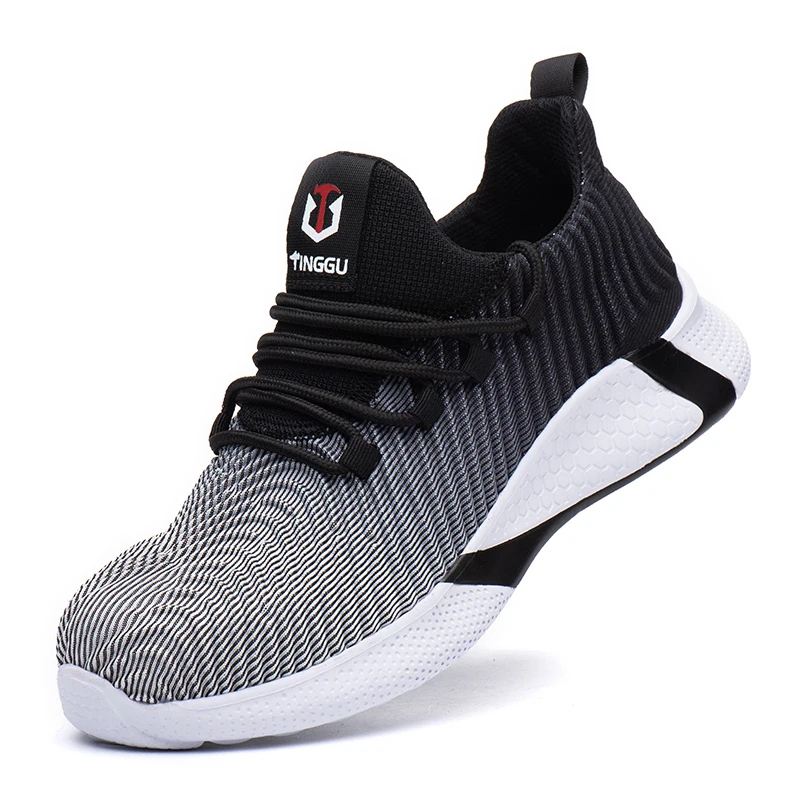 

Best Selling Safety Shoes Unisex Anti-piercing Slip Working Sneakers Safety boots Steal Toe Cap Lightweight Sport work for Men