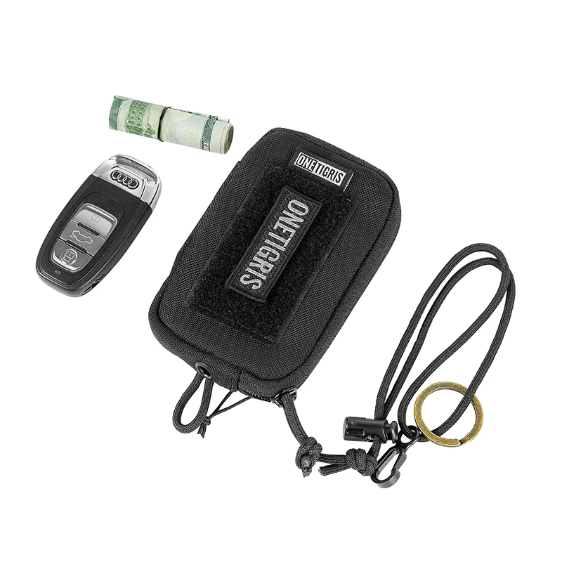 OneTigris EDC сумка Портативный кошелек для замены ключей ROC держатель для карт кошелек Дорожный комплект монета мини кошелек для ключей мешочек и слоты для карт