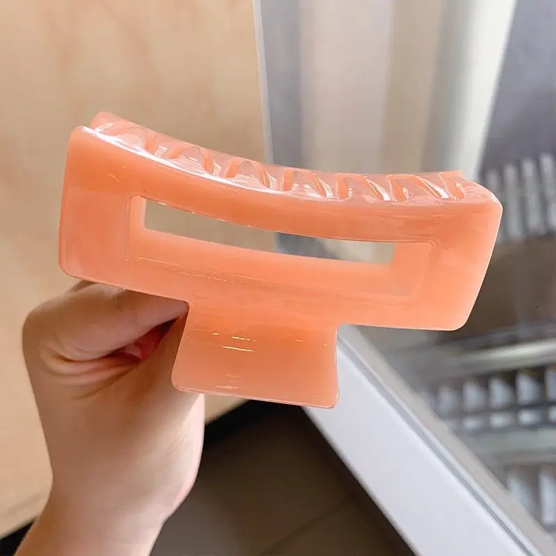 

Xwen New 2021 Ins Lazy Geometric Hairpin Grabbing Clip Large Hair Grabbing The Back Of The Head Hair Clip Headdress