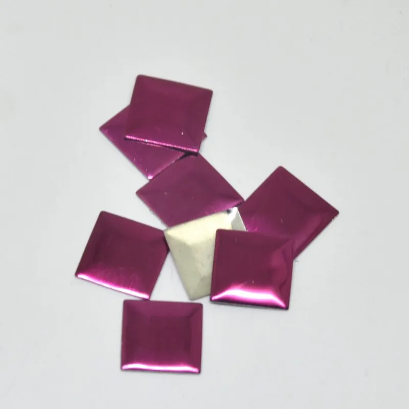 200 шт. квадратные металлические шпильки для горячей фиксации из алюминия с клеем