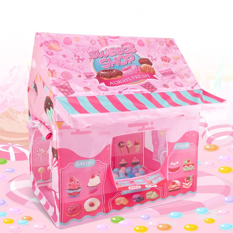 

Детский игровой домик палатка игрушки динозавр розовый Мороженое мальчик девочка принцесса замок портативный для помещения улицы дети