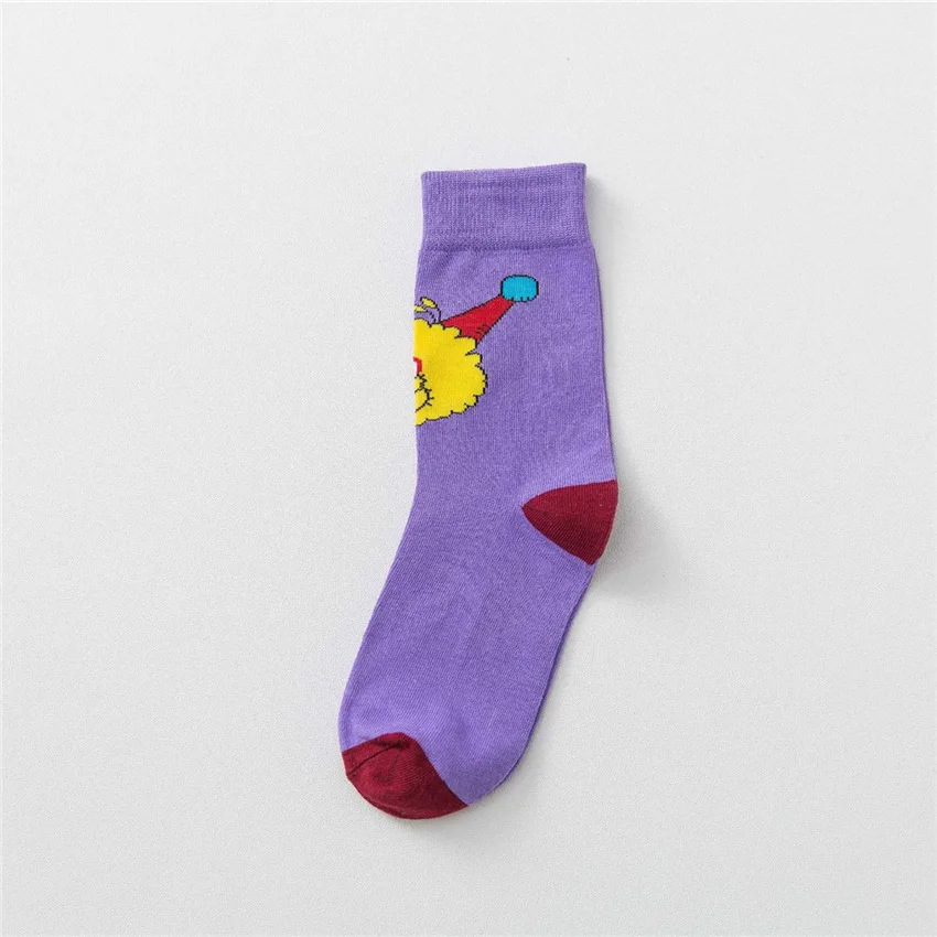 Женские хлопковые носки skarpetki harajuku, забавная уличная одежда, meias calcetines mujer, милые носки skarpety femme, художественные носки, рисунок кунжута - Цвет: zmj2