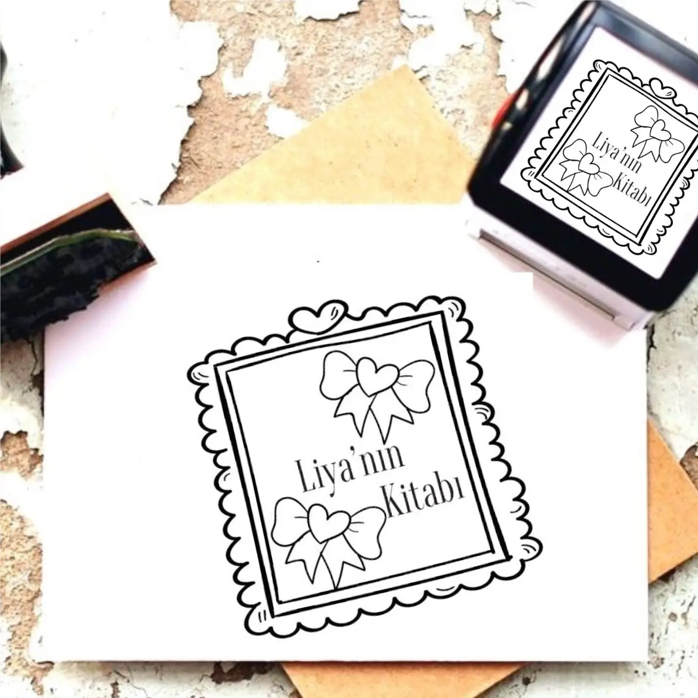 

Personalized Design Square Stamp-K606