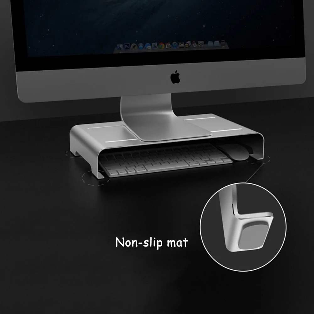 Подставка ACCNIC для монитора ноутбука алюминиевый кронштейн ПК с клавиатурой iMac