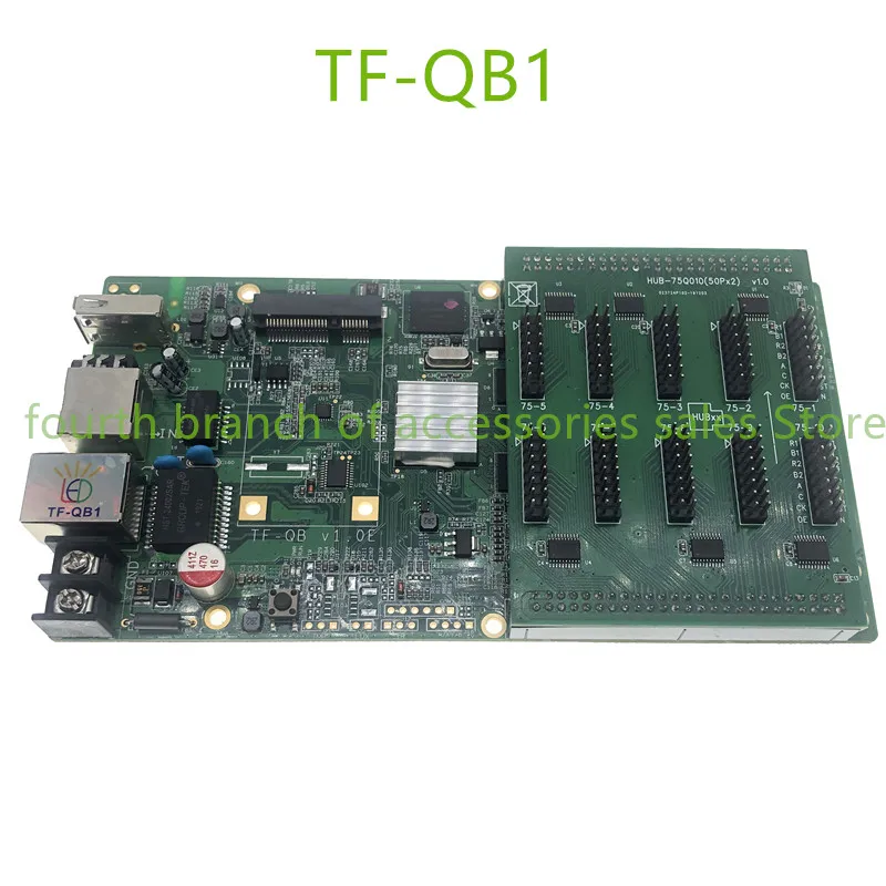 

TF-QB1 USB and Network port video and audio full color led controller card supports 384*256 512*192