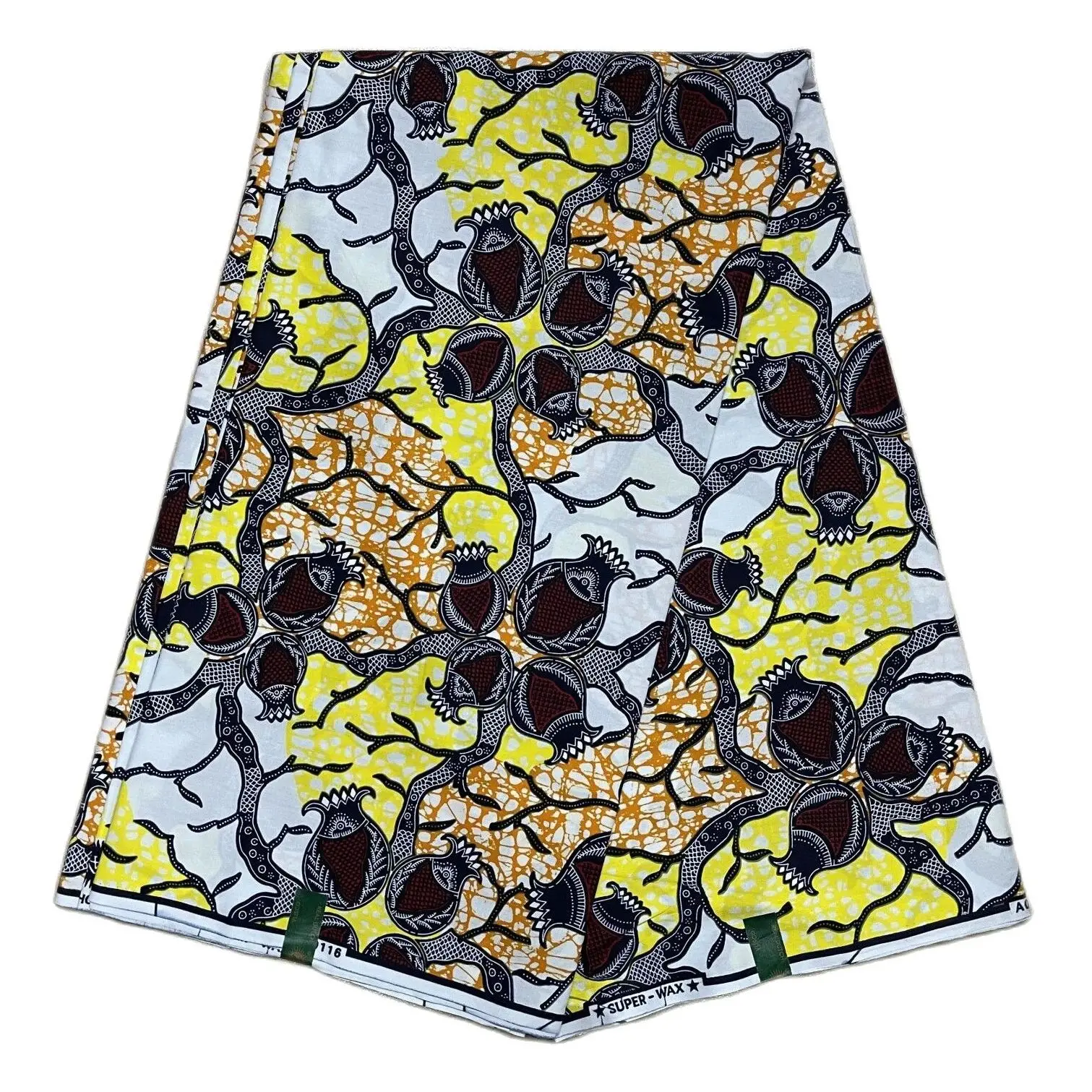 Ткань из мягкого хлопка с Африканским воском принты 2021 Гана Анкара воск супер