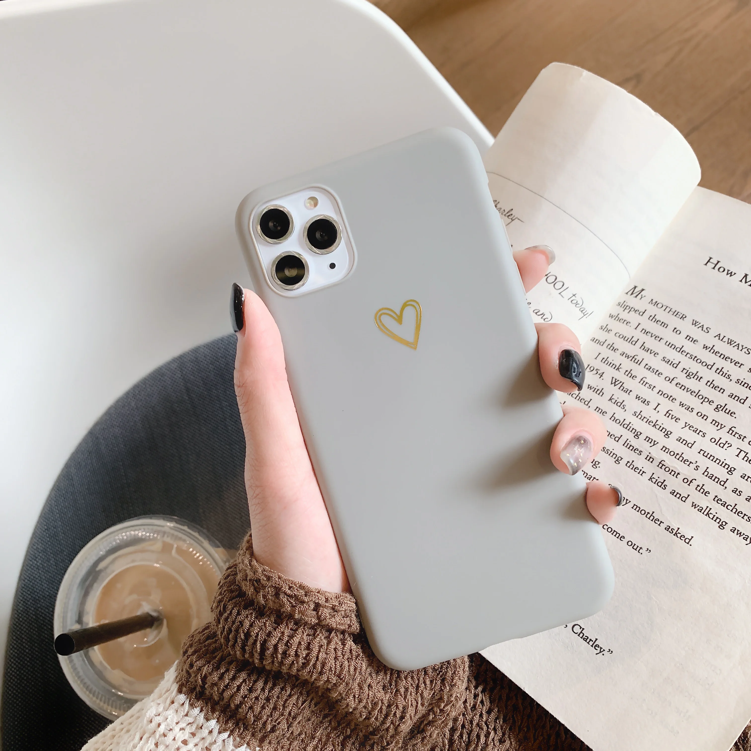 

Silicone Love Soft Shell Tpu Phone Case for IPhone 12 11 XS Pro Max Phone Case for IPhone 7 8 Plus X XR Phone Case