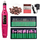 аппарат для маникюра фрезер для маникюра маникюрный набор маникюр набор для Аппарат для маникюра и педикюра, набор с маникюрной машинкой и насадками-пилками для снятия гель-лака, мощные инструменты для полировки ногтей