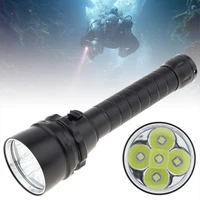 professional scuba diving flashlight powerful 200m underwater flash light 7500lm 10000lm 3 xm l2 5 xm t6 led diving torch