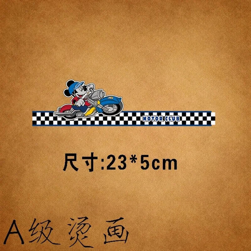 

Disney Mickey Mouse Donald Duck Heat Transfer Patches Child Adult Baby Clothing Sticker DIY Cartoon Printed Kids Christmas Gift