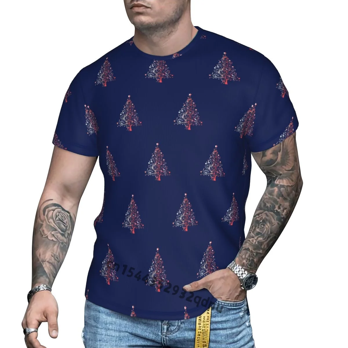 

Мужская футболка цвета розового золота, черная Элегантная футболка в стиле модерн, уличная одежда