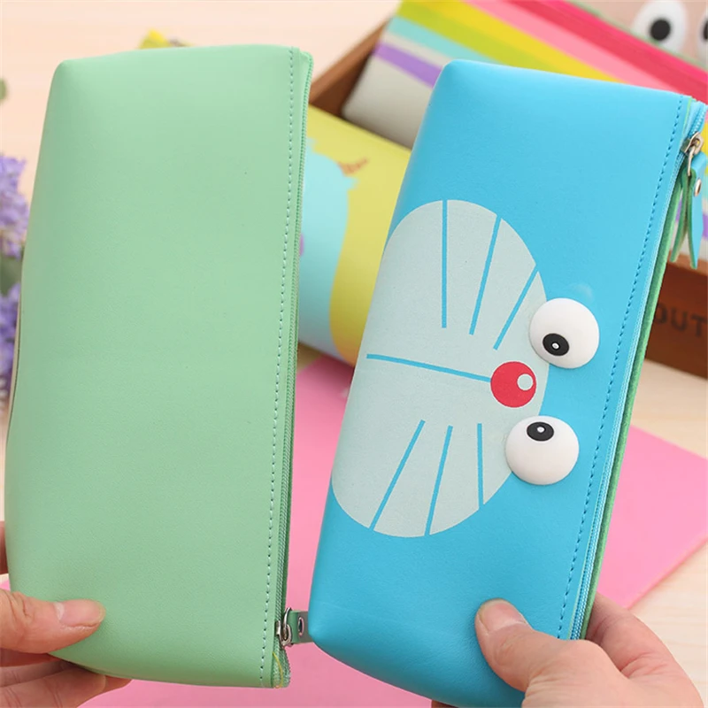 Креативный большой пенал для карандашей милый чехол с мультяшным животным на