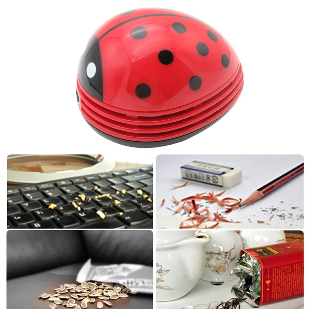 

Lovely Cartoon Shape Car Desktop Keyboard Vacuum Cleaner Mini Dust Collector Crumb Sweeper for Home Office