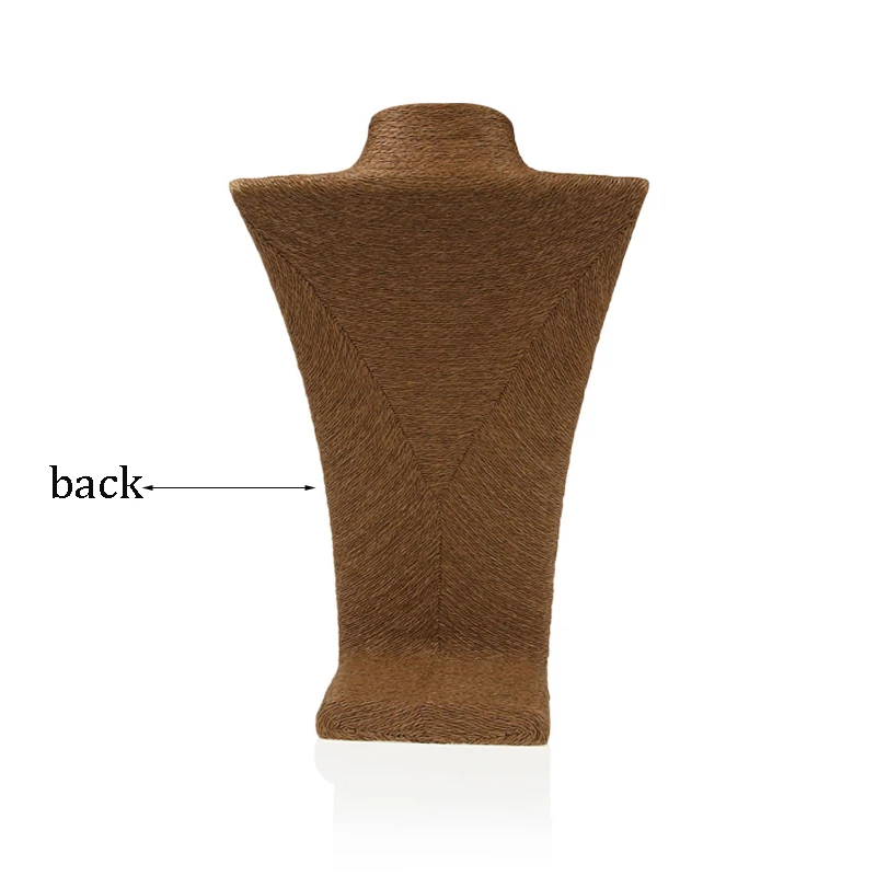 Пеньковая веревка из ПВХ в форме бюста вешалка для показа ювелирных изделий