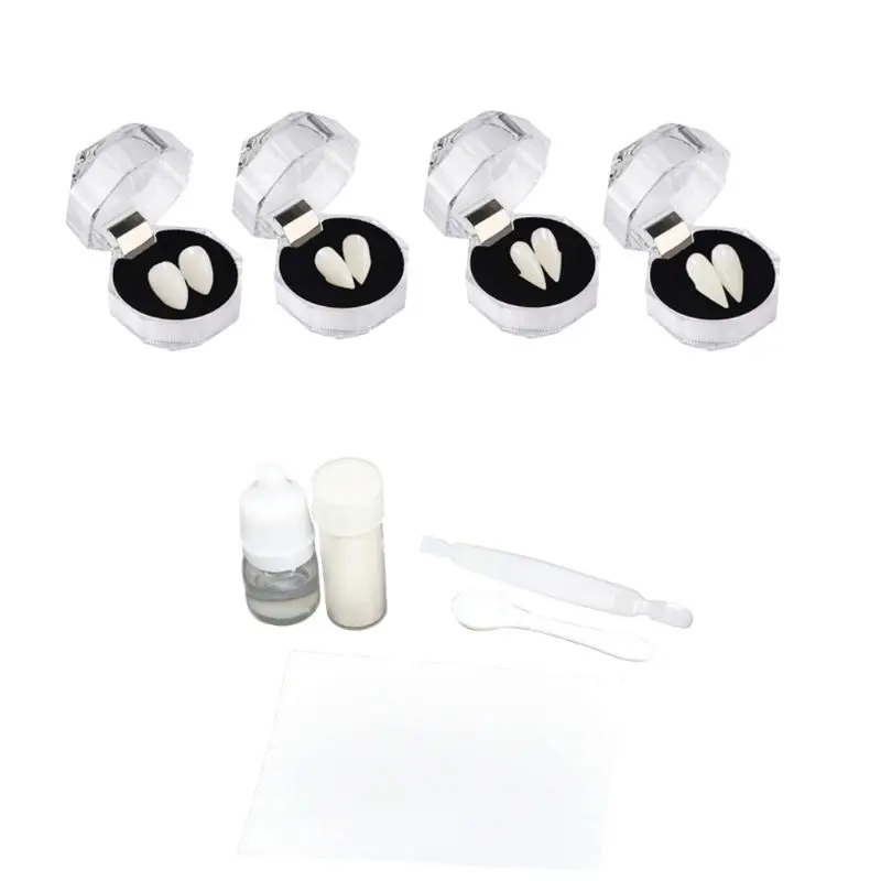 Костюм для вечеринки на Хэллоуин взрослых и детей ужасное платье клыки вампира