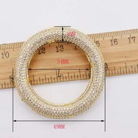 49mm womens high qualit cz inlaid pearl bracelet buckle necklace buckle sweater chain connection buckle