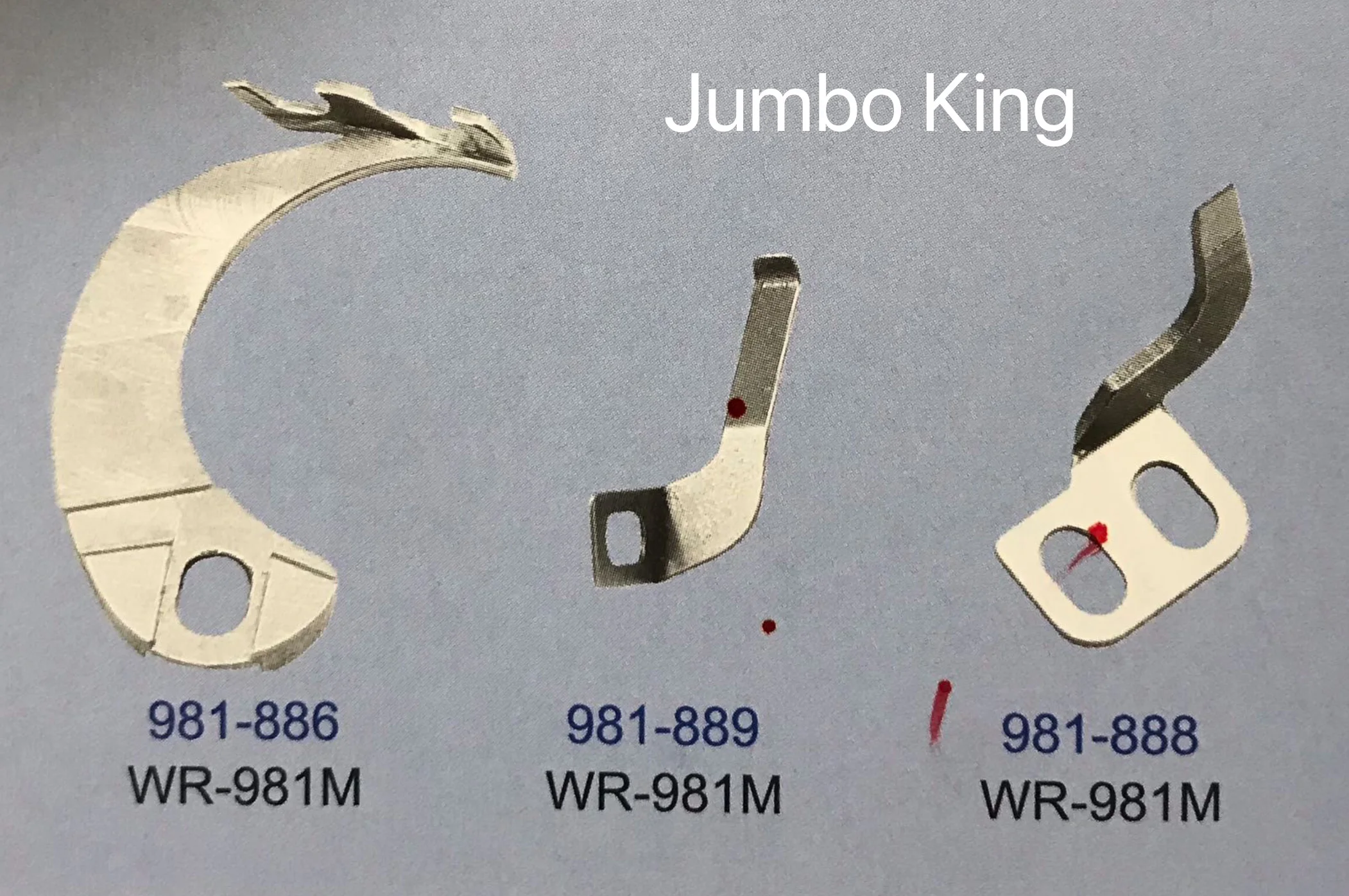 Движущийся нож для Jumbo King WR-981M Золотое колесо CS-6111 CS-7364 CS-8330 миллионов специальных