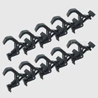 10 шт.лот, алюминиевый сценический свет s крючок, светодиодный луч света, крючки, клубный зажим для подвешивания, профессиональное оборудование для дискотеки, сценическое освещение