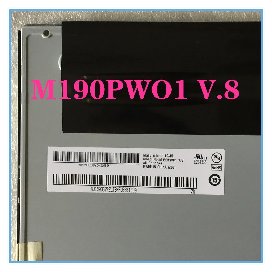 19 дюймов M190EG01 V.0 M190PW01 V.8 V8 1440 RGB * 900 WXGA WLED LCD дисплей LVDS (2 ch 8-bit) 30 контактов терминал |