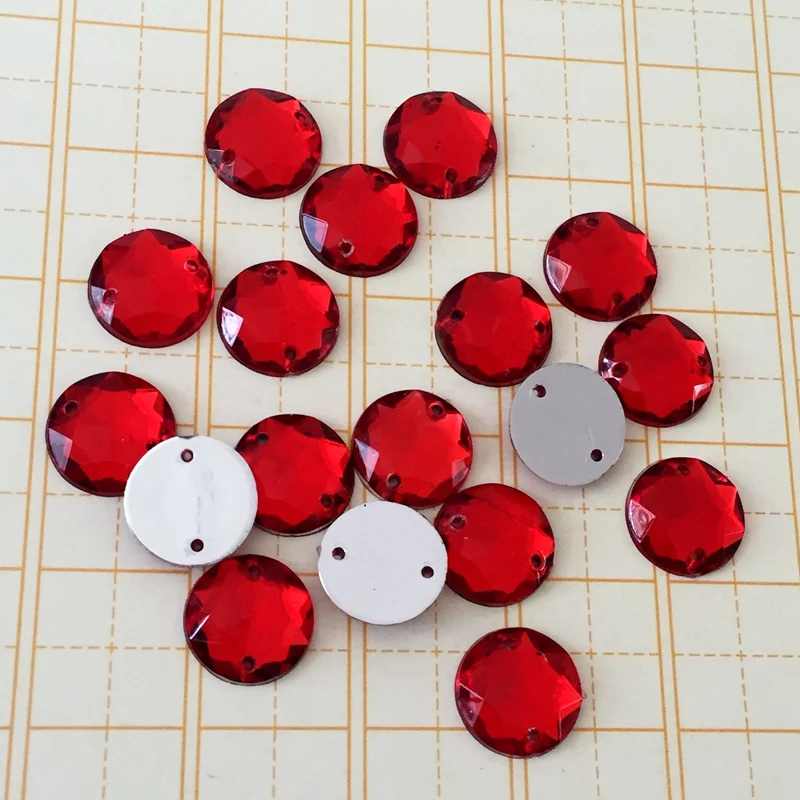 Новинка 500 шт. красная Алмазная пуговица из акрила зажим для книги круговое