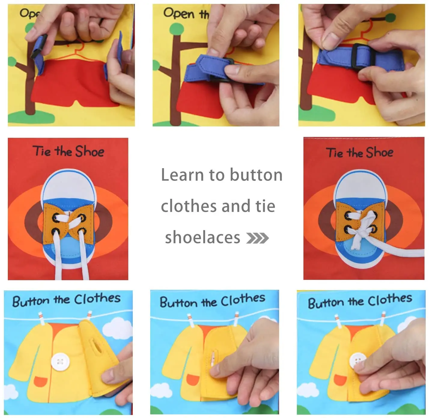 Beiens детская книга Мягкие 3D Монтессори детские игрушки для малышей обучающие