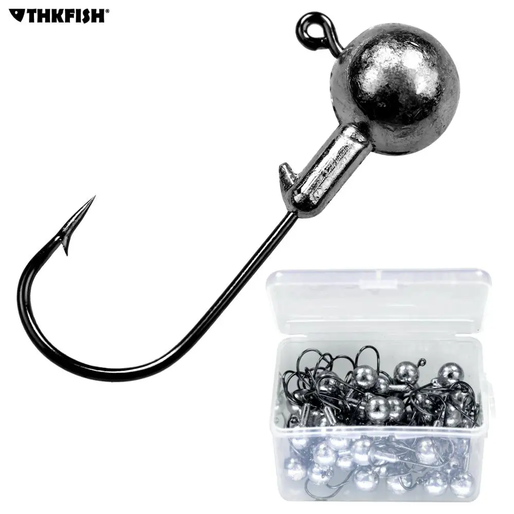 50 шт. 5g 7 г 10 Lead Jig Head рыболовный крючок Нержавеющая сталь колючей пресноводный