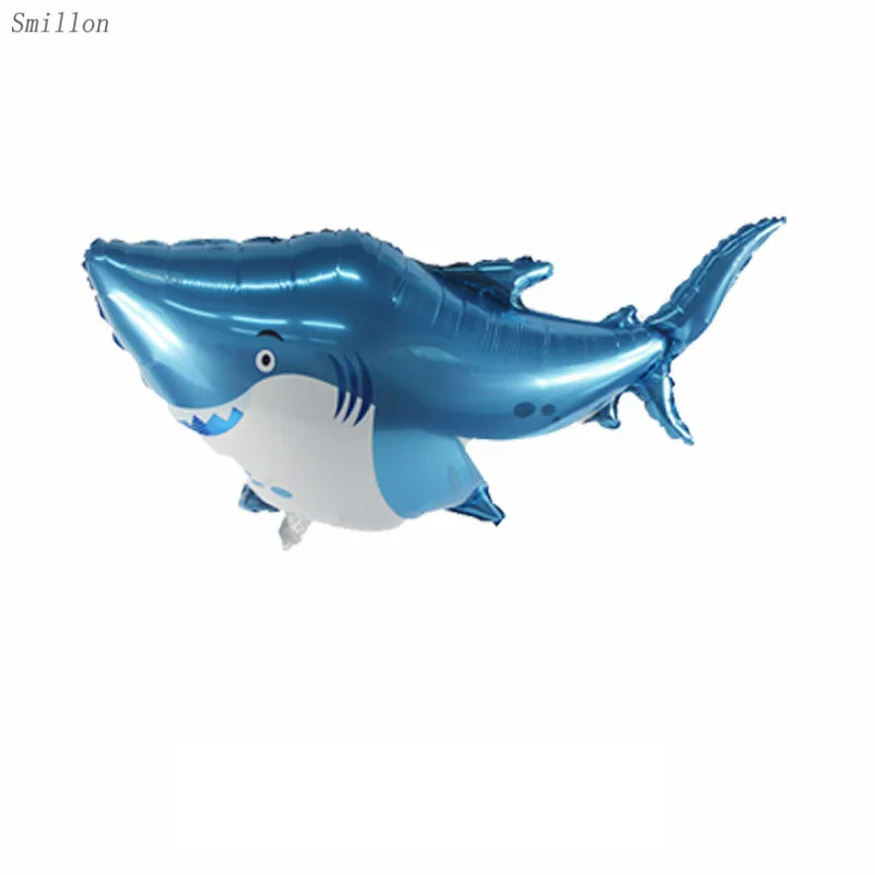 1 шт Акула вечерние шары из алюминиевой пленки воздушные украшения для дня