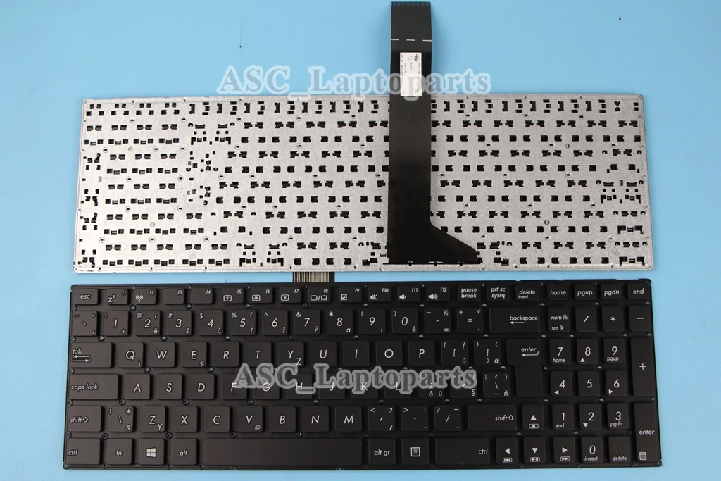 

New Czech Slovak Keyboard for Asus VM580D VM580DP VM580L W50J W50JK W50JX W508J W508JK W508L W508LD W508M W508MD Black No Frame