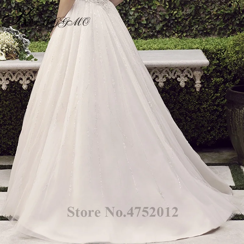 Без бретелек блестящее свадебное платье со стразами Vestidos De Novia 2019 Новое