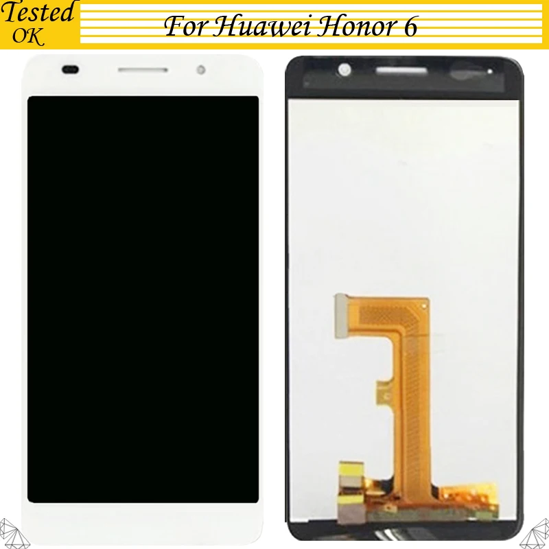 Тестирование работы для huawei Honor 6 ЖК дисплей + сенсорный экран дигитайзер сборка