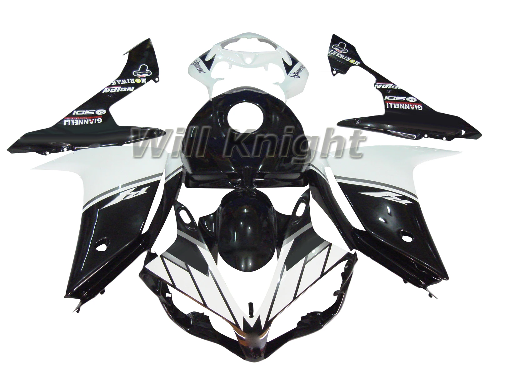 Корпус инжектора крышка обтекателя комплекты для Хамы YZF1000 YZF R1 2007 2008 ABS