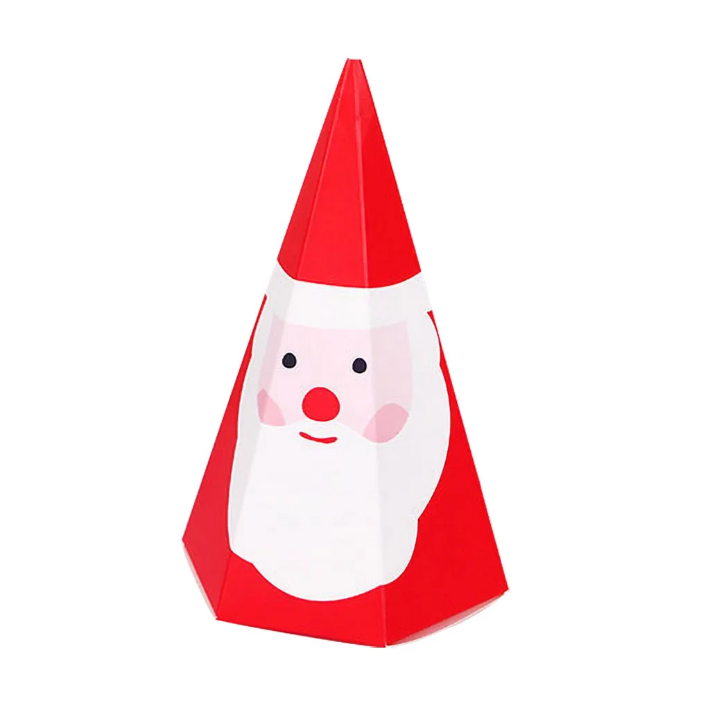 5 шт. Рождественский Подарочный пакет упаковка крафт-бумажное яблоко башня