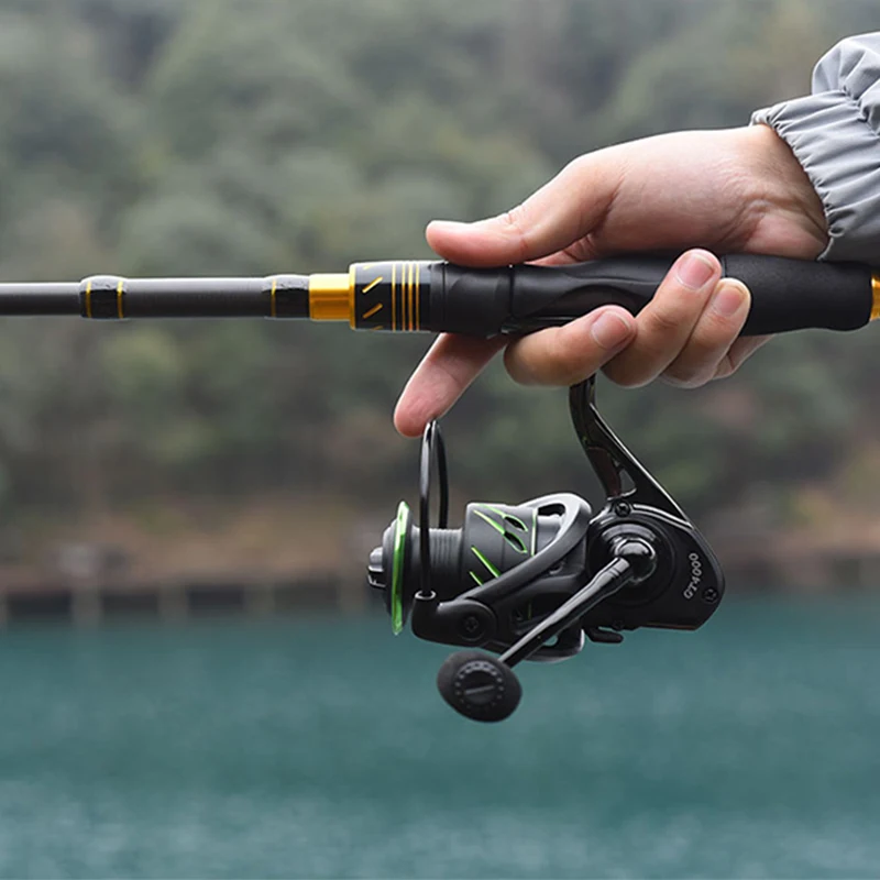 

All Metal Fishing Reel 5.0:1 Max Drag 10kg 2000-7000 Spinning Reel for Bass Saltwater Fishing Carp Reel Fishing