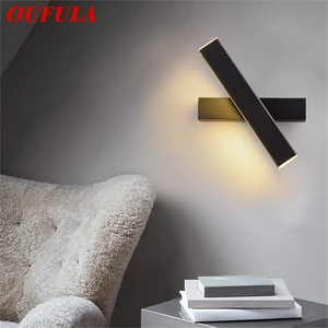 OUFULA Modern Wall Sconces LED Bedside Wall Light Creative Decorative For Home Bedroom Living Room Porch Corridor Aisle