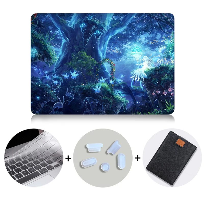 MTT чехол для ноутбука Macbook Air 11 13 дюймов чехол для Apple Mac book Pro retina 12 13,3 15 16 с сенсорной панелью A1706 A1989 A1932 - Цвет: MB12