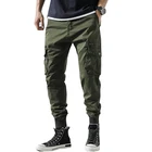 Прямая поставка, новинка, хлопковые мужские брюки-карго, мешковатые брюки с несколькими карманами, военный комбинезон JPCK02