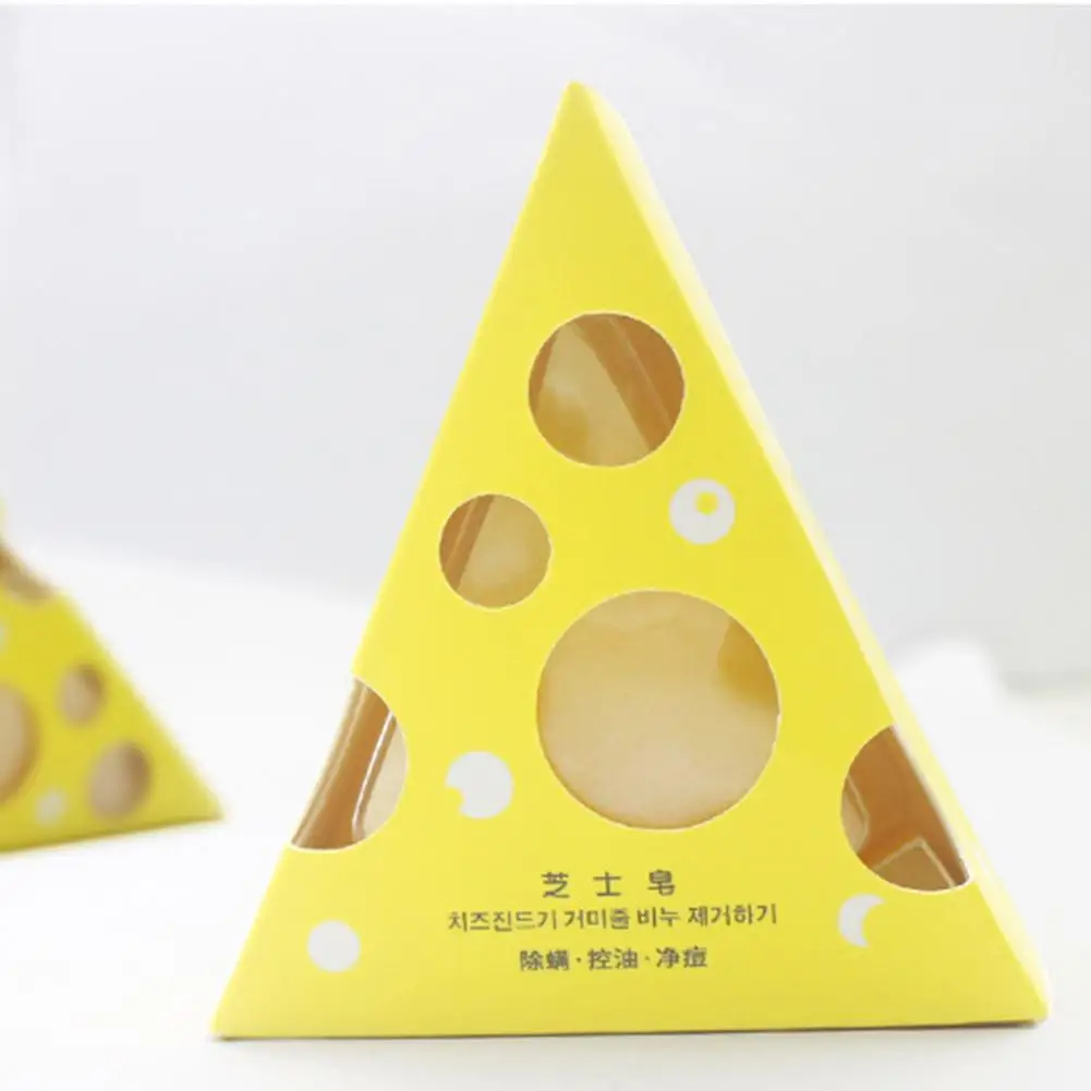 Cheese Soap Handmade Cleansing Moisturizing Oil Control Wash Facial Removal Pimple Pores Acne Treatment Face Care | Красота и